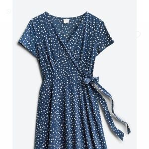 Blue Wrap Dress